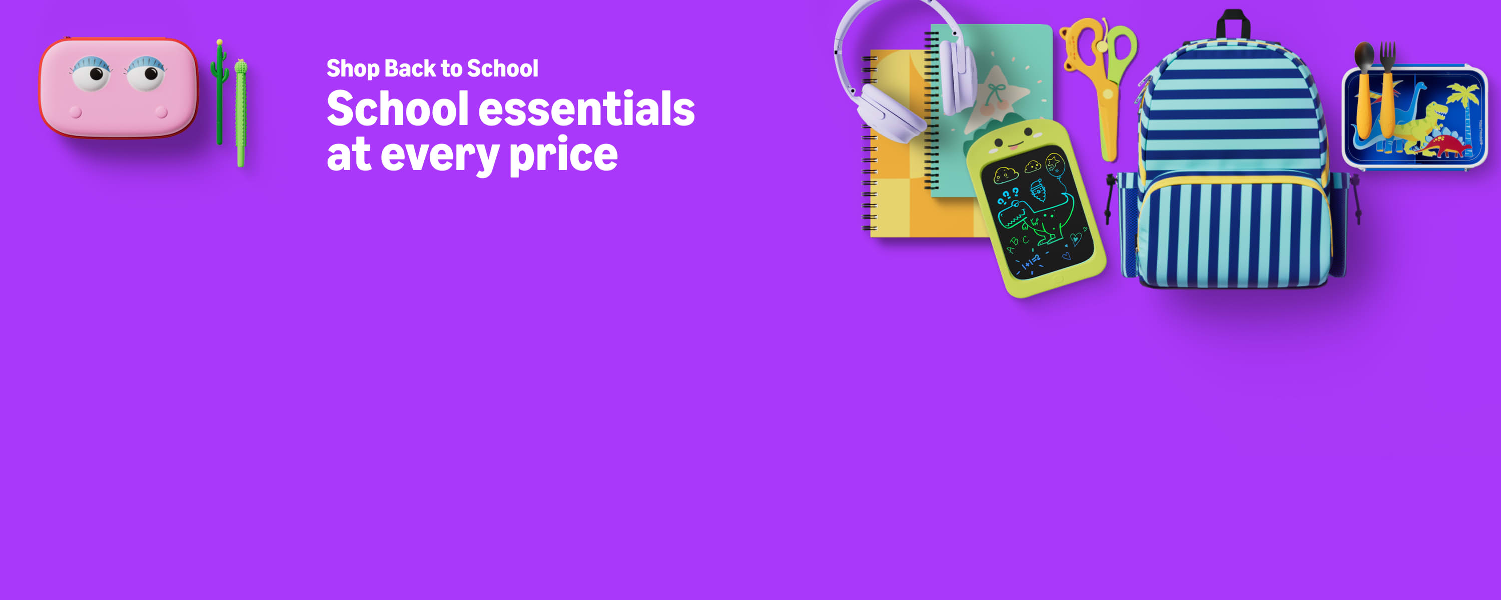 Amazon products banner